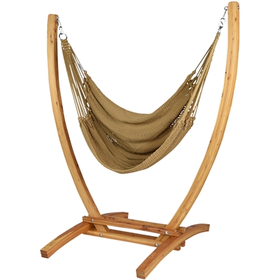 Caribbean Hammock Swing Recliner - Tan