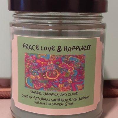 Love Peace & Happiness Candle (patchouli)