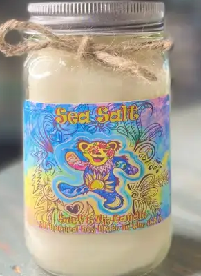 Sea Salt Bear Mason Jar - Grateful Dead Inspired Collection