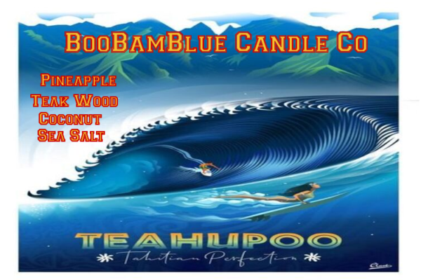 Teahupoo Candle from BooBamBlue Candle Co.