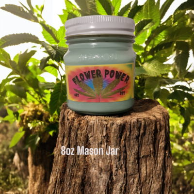 Flower Power candle