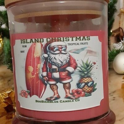 Island Christmas Candle