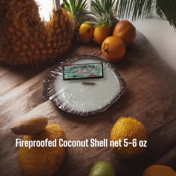 Jamaican Mint Coconut Shell candle