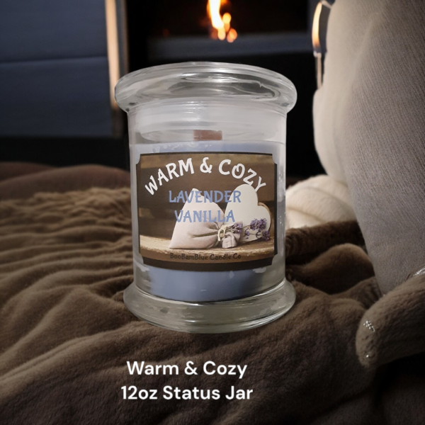 Warm & Cozy Candle - Lavendrer and Vanilla