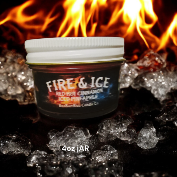 Fire & Ice candle