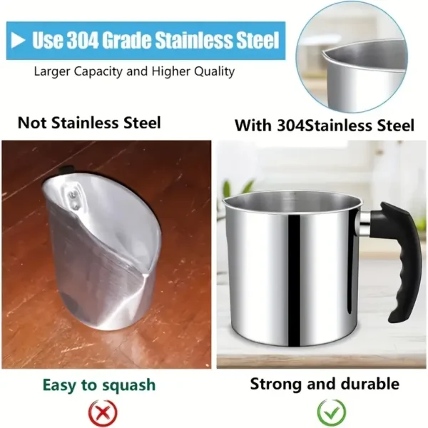 44oz Stainless Steel Pouring Pot - Image 2