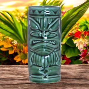 Growl Freaky Tiki Torch Candle _ Caribbean Teakwood