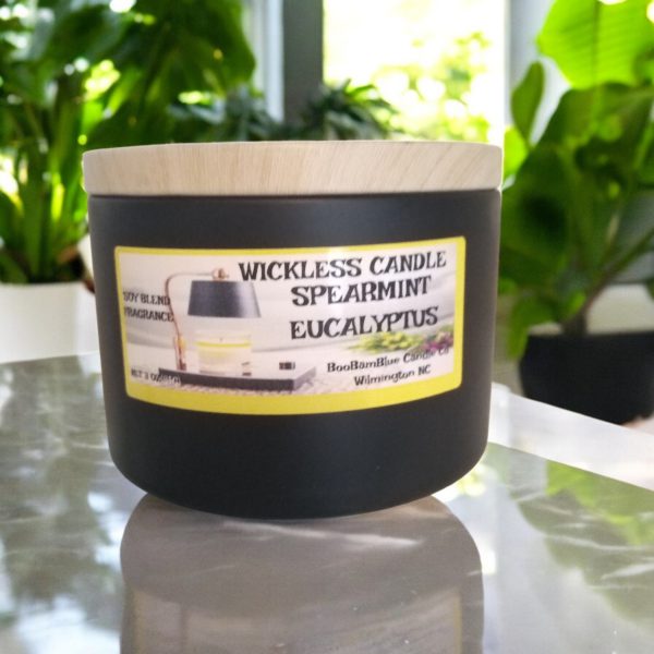 Spearmint Eucalyptus Wickless candle 5oz