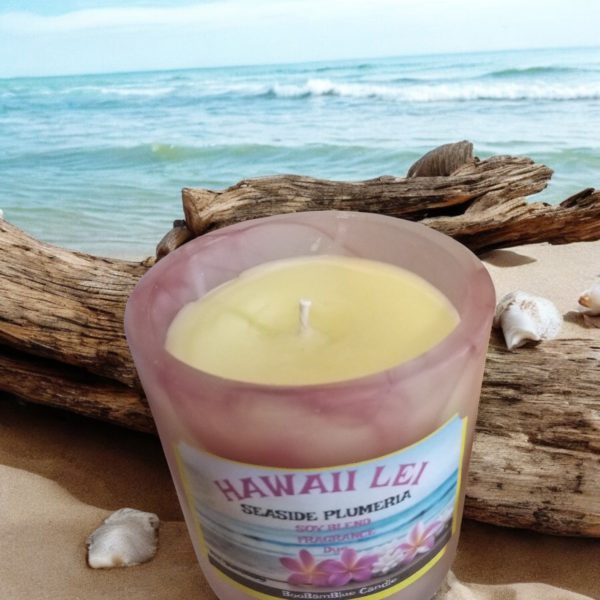 Hawaii Lei Seaside Plumeria Candle 14oz